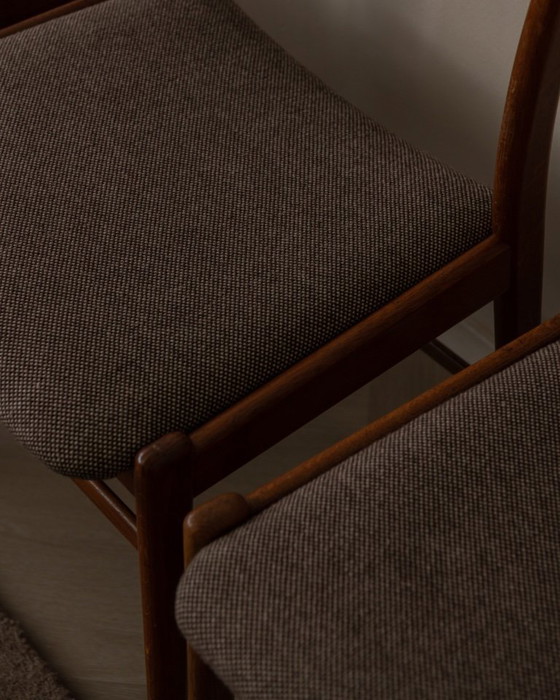 Image 1 of Set of 4 Yngve Ekström ‘Minett’ teak dining chairs for Troeds, Sweden, 1960s