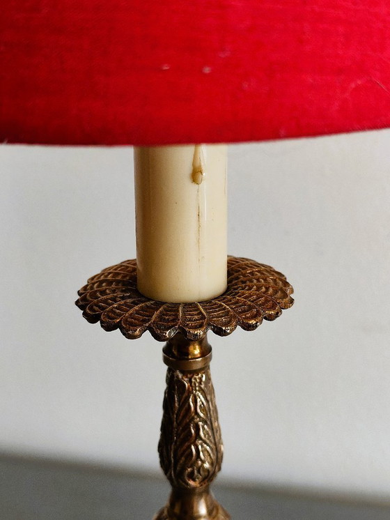 Image 1 of Lampada in ottone in stile Art Nouveau