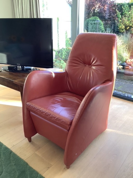 Fauteuil Gealux rouge Bordeaux