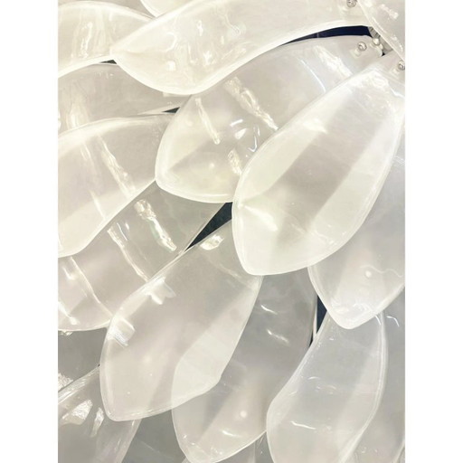 Artistic Contemporary Sanded Glass Flush Mount by SimoEng