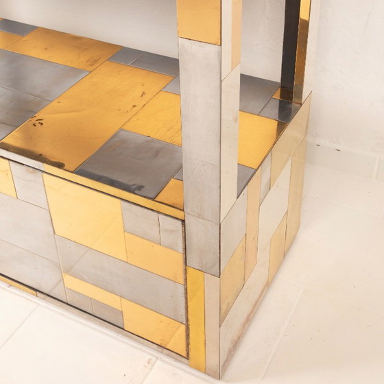 Paul Evans Cityscape Brass and Stainless Steel Bookcase, First Series, 1971 (photo 9 of 29)