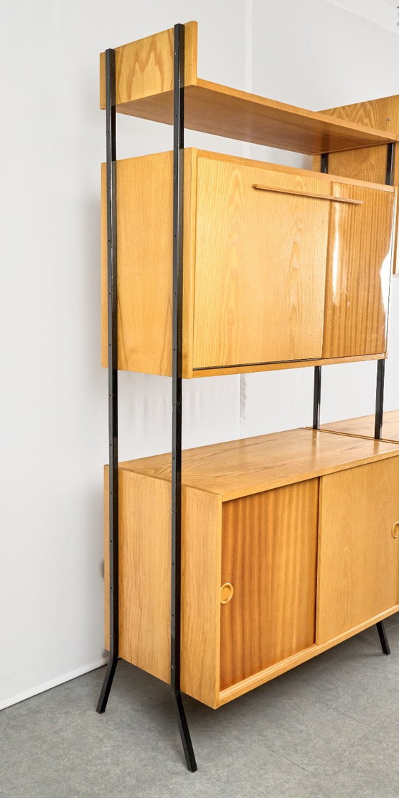 Vintage Modulaire Wandkast, jaren 60, Tsjechoslowakije – Wood (photo 21 of 24)