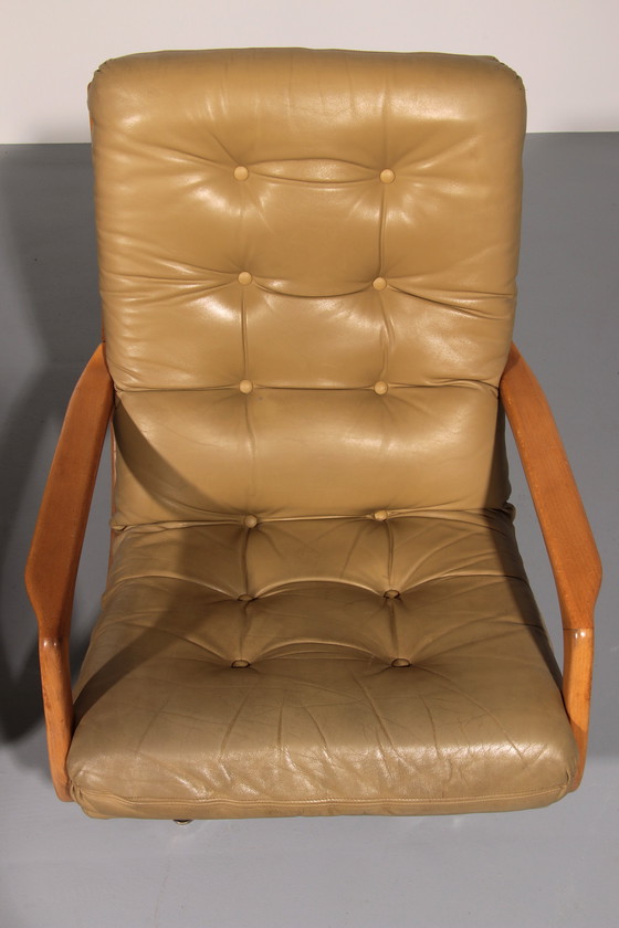 Image 1 of Swivel Lounge Chairs by Eugen Schmidt for Soloform 1960