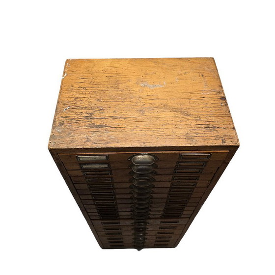 Image 1 of Commode d'atelier allemande ancienne, milieu du XXe siècle