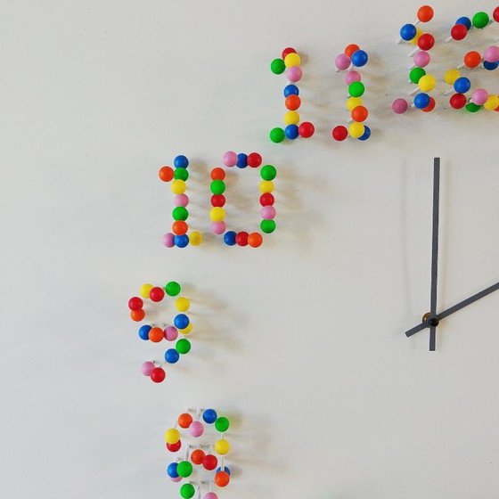 "MOCAP"(discodip) Orologio da parete illusionistico / scultura da parete – JAN PAUL, Metallo, Plastica, Modern (photo 9 of 9)
