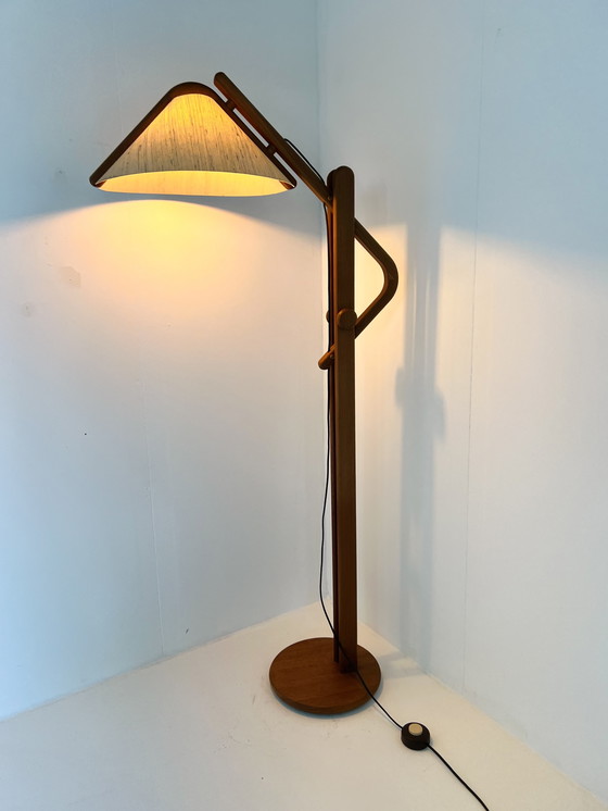 Image 1 of Vintage teak floor lamp, Domus '70