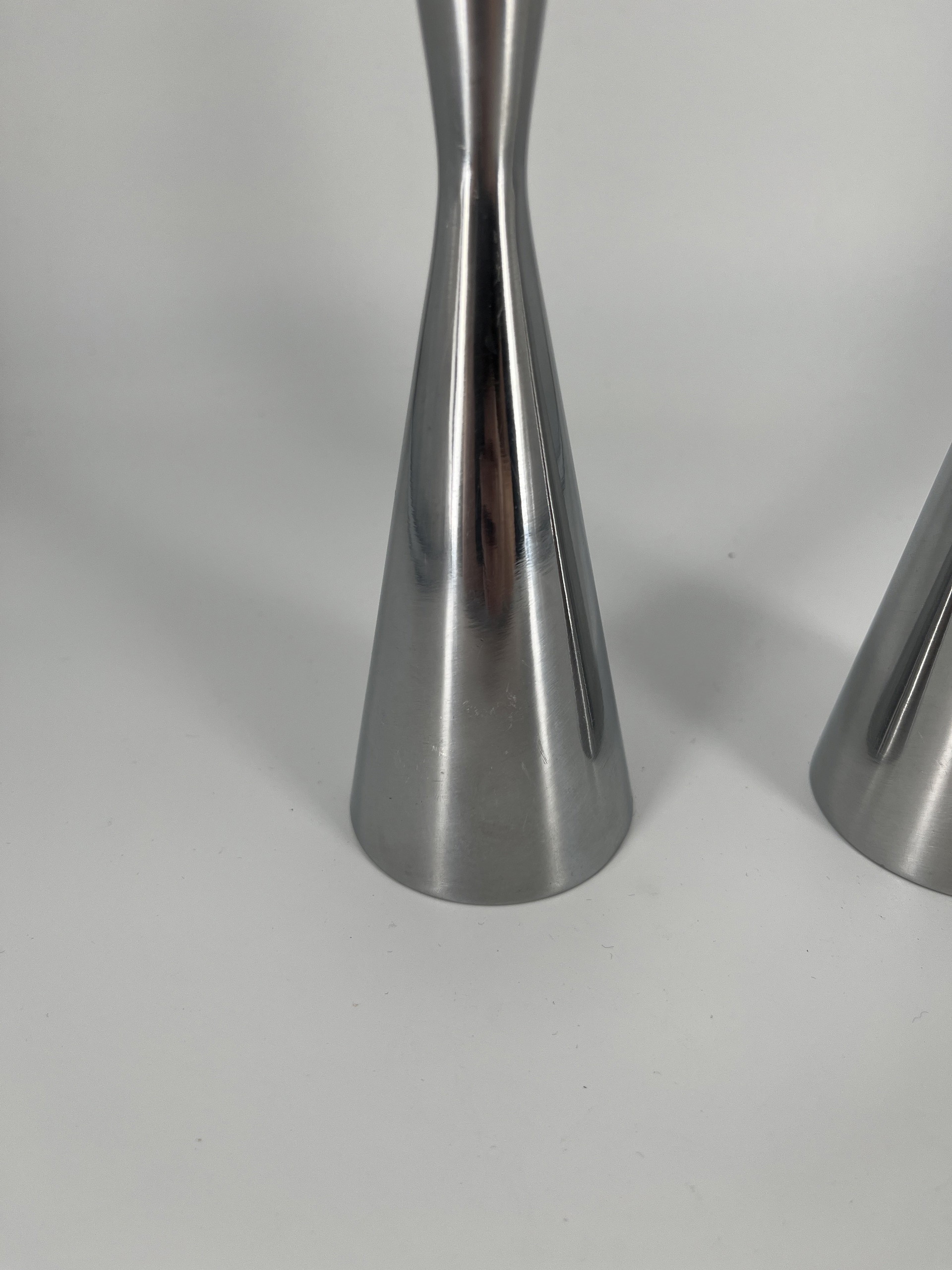2x Ikea Göta candle holder by Erika Pekkari 1990 metal | Whoppah
