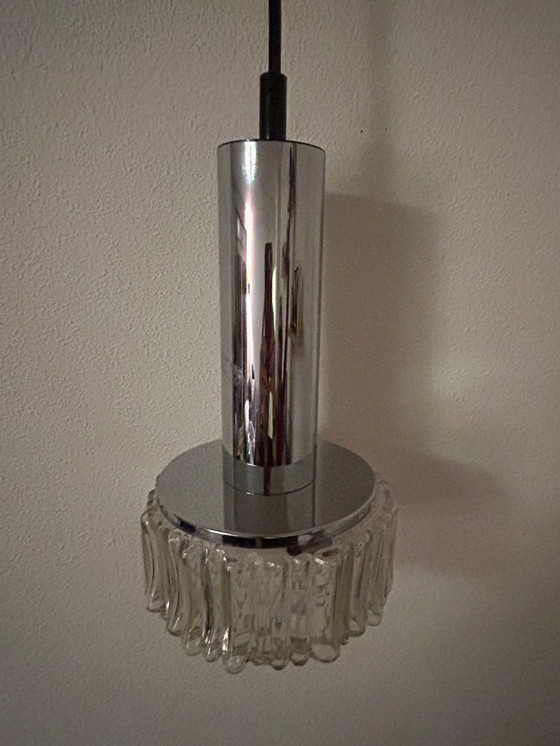 Image 1 of pair of Staff Leuchten bubble pendant lights 