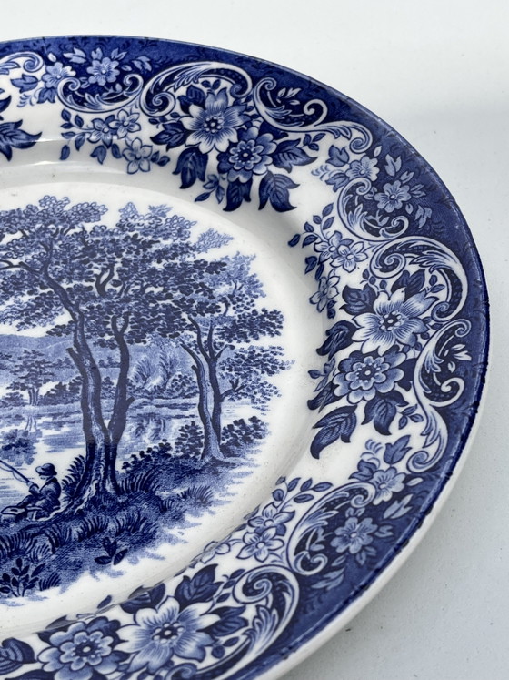 Image 1 of vintage Broadhurst Staffordshire Ironstone bord