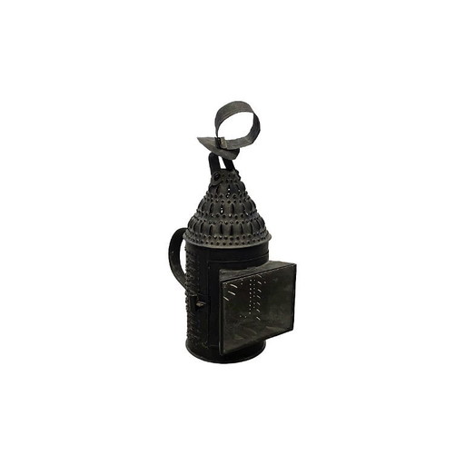 Lanterna coloniale in metallo vintage, Portogallo, anni '50/'70 – decoratieve objecten