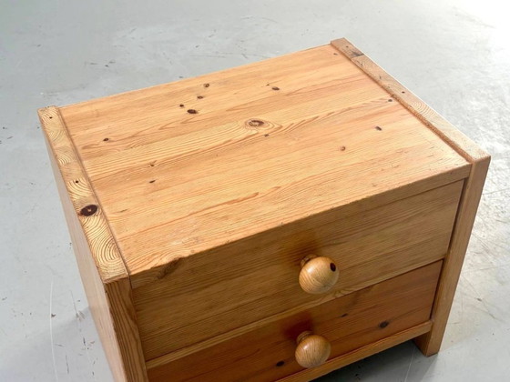 Vintage nachtkastje van grenenhout, jaren 70 – Wood (photo 13 of 13)