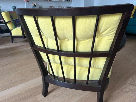 Image 1 of Een paar fauteuils uit het midden van de vorige eeuw.
