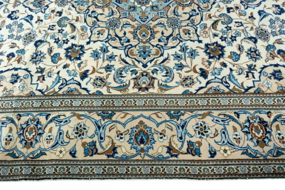 Image 1 of Handgeknüpfter Kashan Kork Orientteppich – 341 x 240 cm
