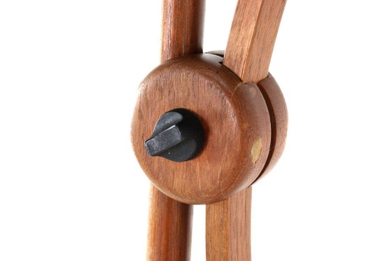 Image 1 of Lampadaire Domus « Arcea » en teck vintage