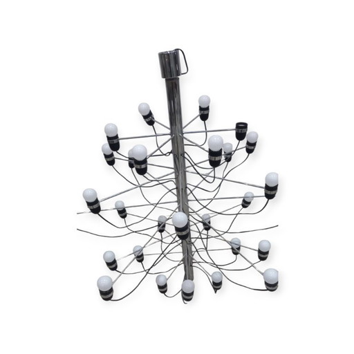 Flos Sarfatti Araña Cromo 30 Lámparas