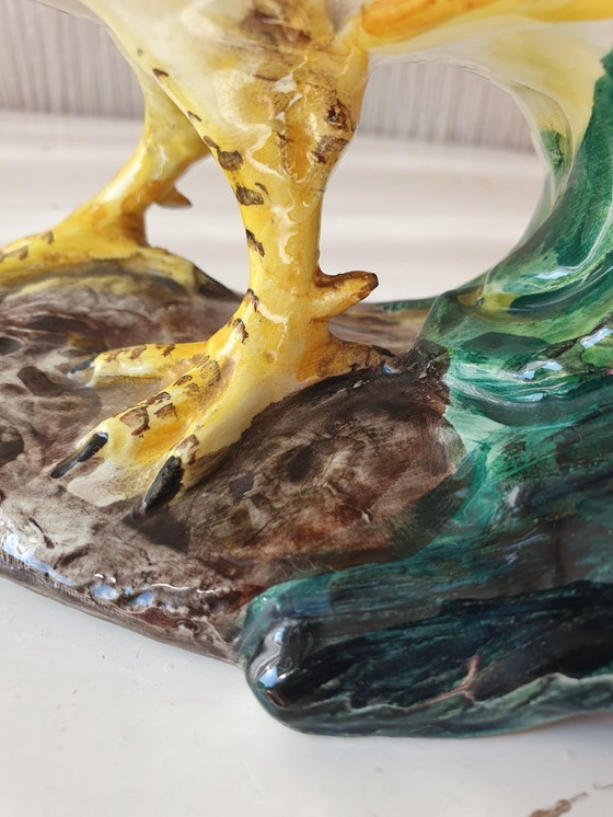 Image 1 of Ceramic Rooster Statue - Italy - 22 cm