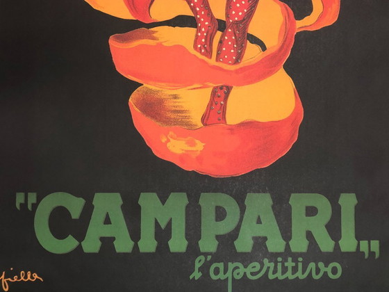 Image 1 of  Leonetto Cappiello, 1950 - SPIRITELLO CAMPARI - Manifesto originale d'epoca