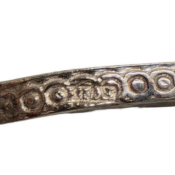 Image 1 of Tijeras de costura antiguas de plata frisia, principios del siglo XX