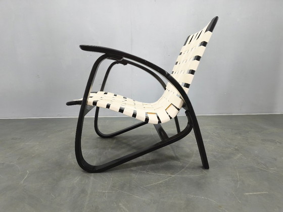 Image 1 of Fauteuil lounge en bois courbé de Jan Vanek, Tchécoslovaquie, années 1960