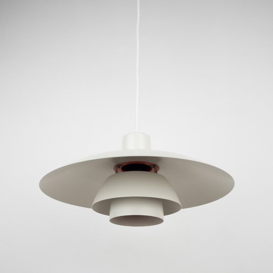 Image 1 of Pair of 2 Danish Vintage Pendant Lamps PH 4/3 by Poul Henningsen, Louis Poulsen, 1966