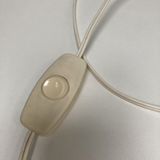 Image 1 of Table lamp white opaline glass vintage 70'S italian work