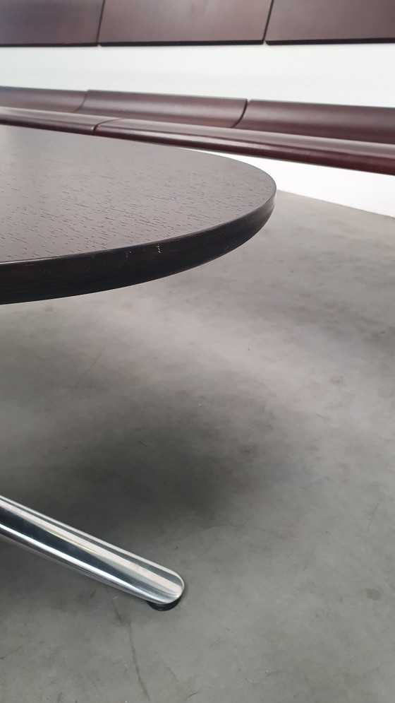 Image 1 of Tavolino di design Kei BULO, impiallacciato in rovere marrone scuro