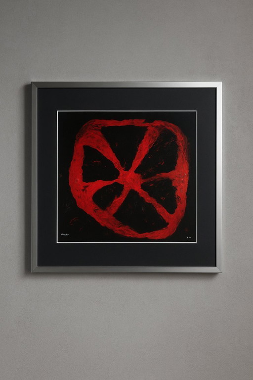 Armando - The wheel - Giclée on canvas - very large - signed by hand