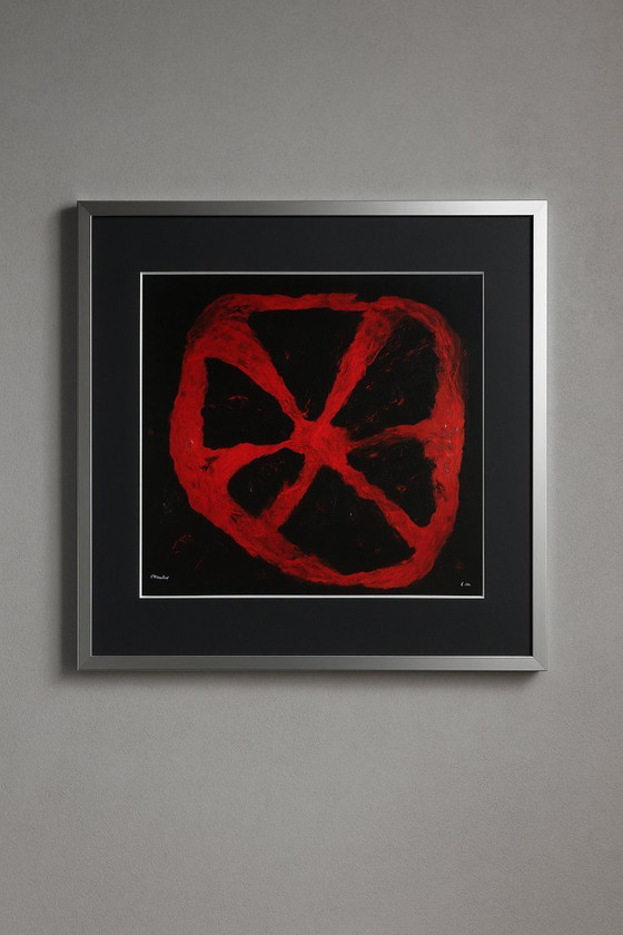 Image 1 of Armando - The wheel - Giclée on canvas - very large - signed by hand