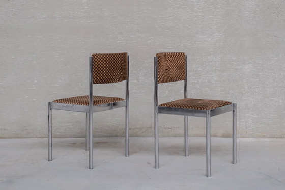 Image 1 of Sedie da pranzo vintage cromate pesanti