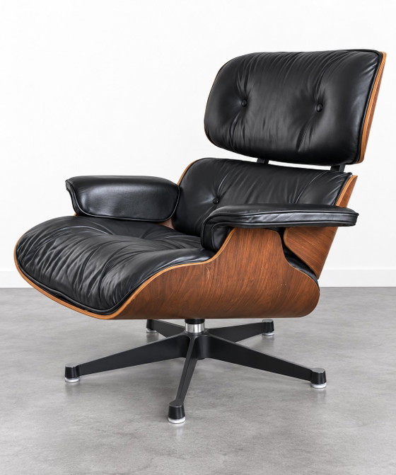 Vitra / Herman Miller Lounge Chair – Fauteuils, Leather, Metal, Modern (photo 2 of 6)