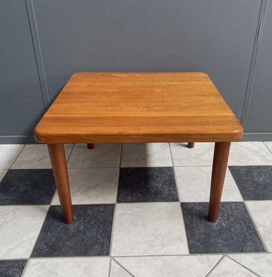 Image 1 of Table carrée en teck de Glostup, Danemark, années 1970