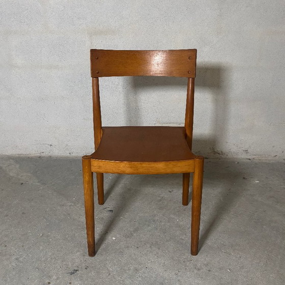 Image 1 of 6 sedie “Portex” Peter Hvidt e Orla Mølgaard-Nielsen