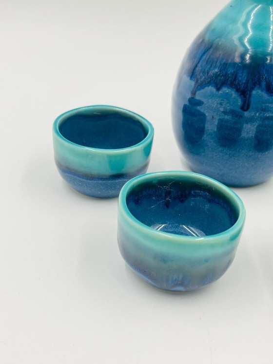 Mino Seiryu ceramic Japanese sake set – Crockery (photo 3 of 11)