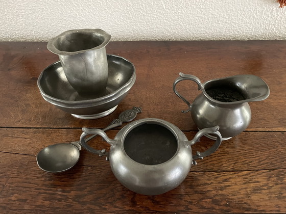 Image 1 of Teeservice aus Zinn