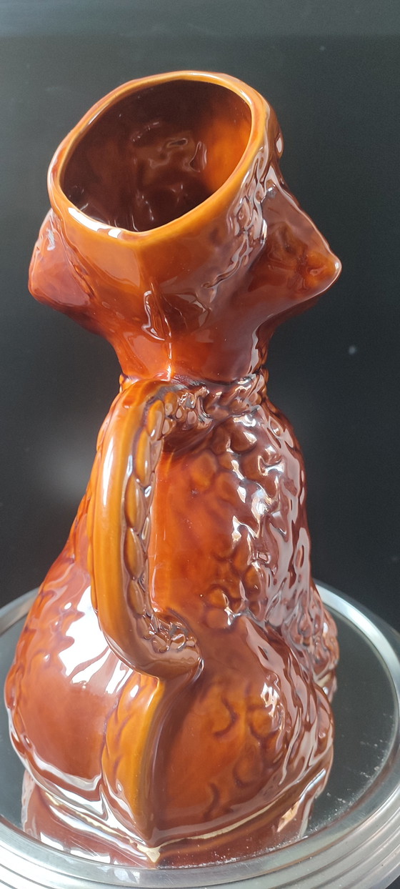 Image 1 of Zoömorfe keramische kan in de vorm van een poedel, jaren 1950-1960