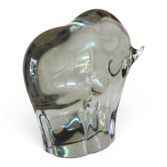 Image 1 of Escultura de toro de cristal de Murano de Livio Seguso, 1970