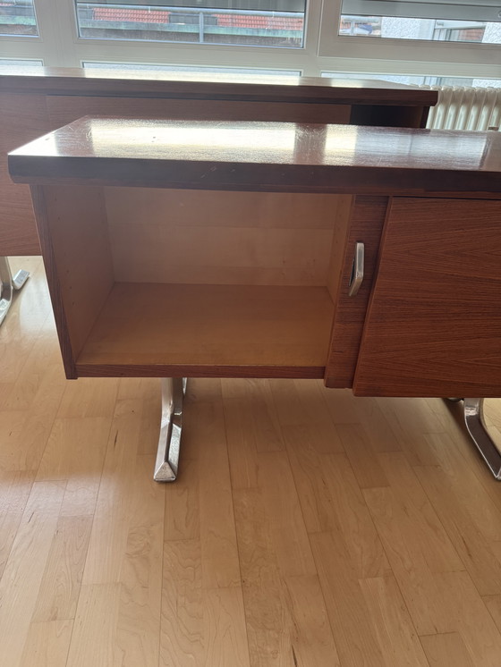Image 1 of Complete Wilhelm Renz Mid-Century conference set, 1970s (chairs, tables, sideboards)