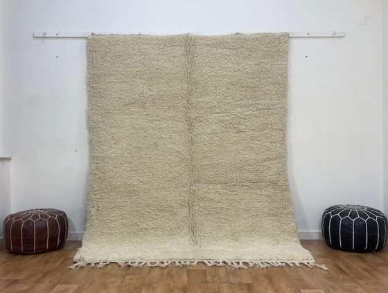 Natural Wool Moroccan Berber Carpet 250cmx200cm – Tapis (photo 7 of 7)