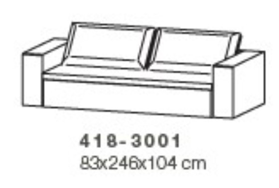 Image 1 of BoConcept Mezzo 3,5-zits leren Deense Design bank 