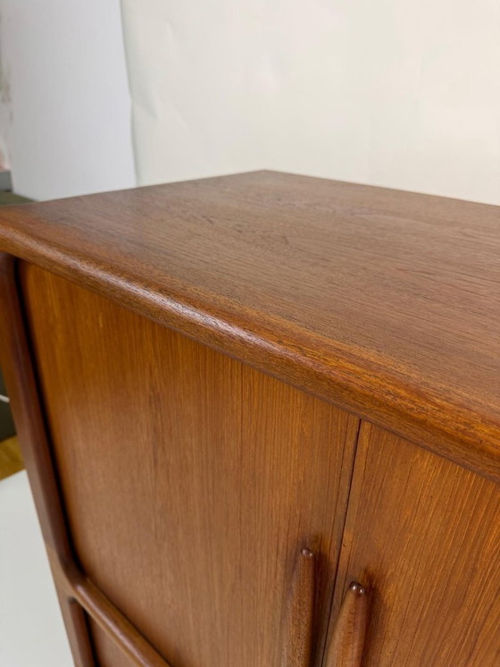 Image 1 of Mobile TV in teak Dyrlund, credenza alta, cassettiera, metà secolo