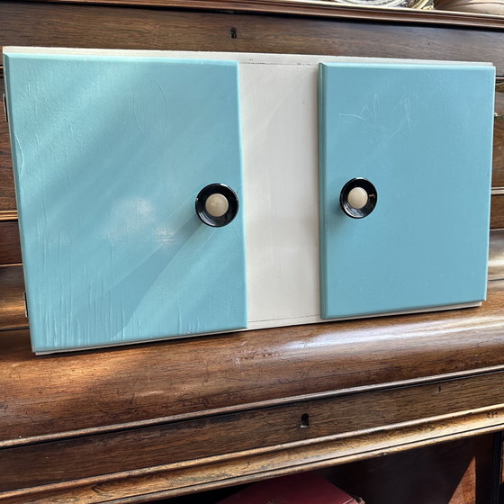 Image 1 of Mobiletto da parete vintage anni '60 H54x L30x P14 cm