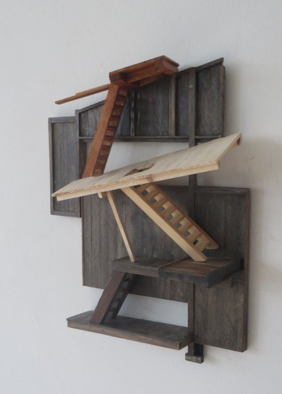 Eric Van Solm - ´De Verdieping´ – Beeldhouwkunst, Wood (photo 5 of 8)