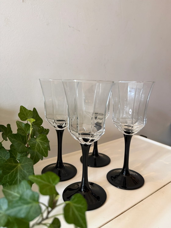 Luminarc Weingläser Modell Octime – Gläser & Karaffe, Glass, Vintage (photo 5 of 6)