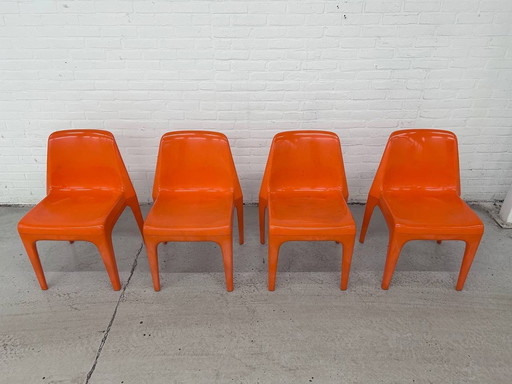 4 Space Age Albert Brokopp for WeSifa Designer Chairs