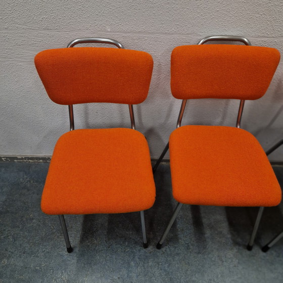 Image 1 of Juego de 3 sillas Gispen recién tapizadas.