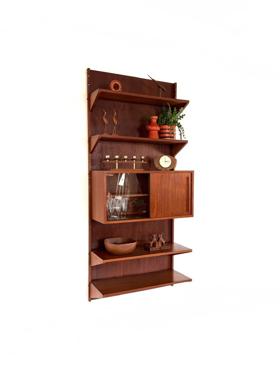 Image 1 of Vintage modular teak wall system '60s