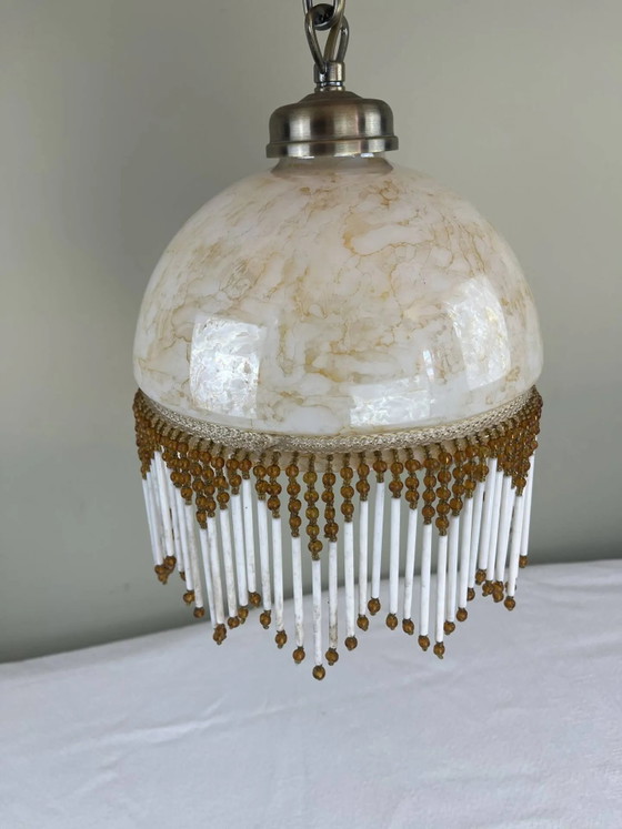 Suspension Art Déco – Crystal, Glass, Art Deco (photo 7 of 9)