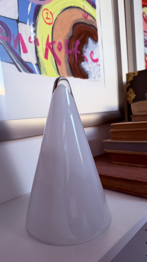 Juego de lámparas de mesa/mesita de noche con forma de tipi. – tafellampen, Glass (photo 2 of 8)