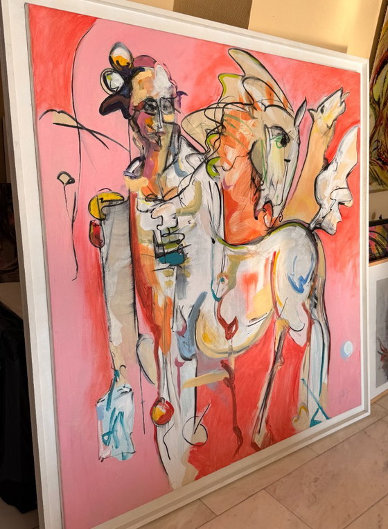 Shopping Centaur — Collaborazione AAA (AAAFRESH123), 2018 – Dipinti e disegni, Canvas (photo 3 of 8)