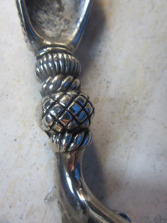 Bottle Cap Opener Tassel Shape similar to Silea, vintage – Table accessories, Metal, Silver (photo 6 of 6)